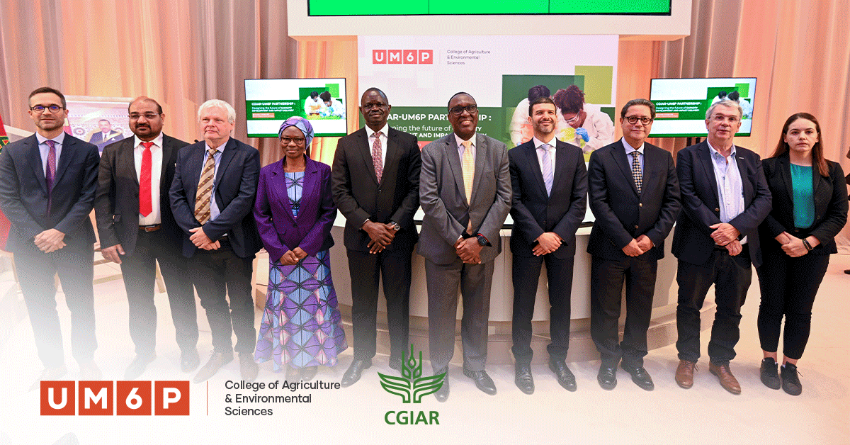 A strategic partnership signed between UM6P & CGIAR