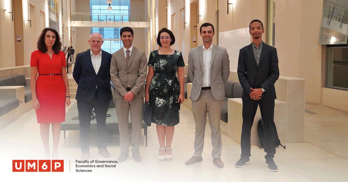 A delegation from the IMF Talent Attraction Office visiting UM6P Campus in Rabat