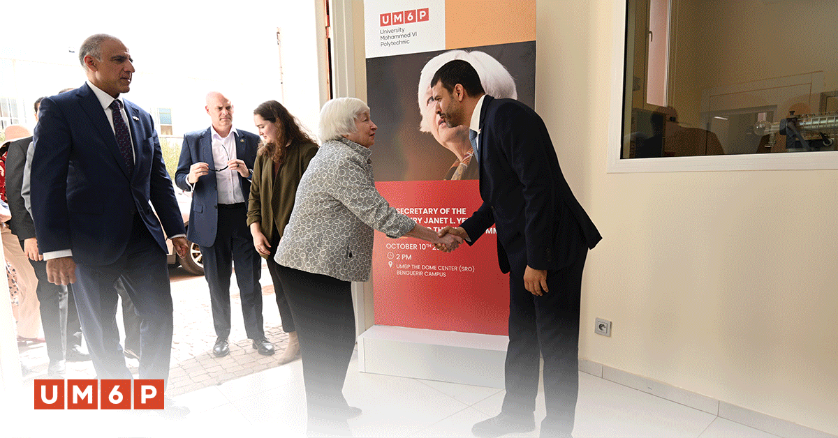 U.S. Treasury Secretary Janet Yellen visited UM6P 